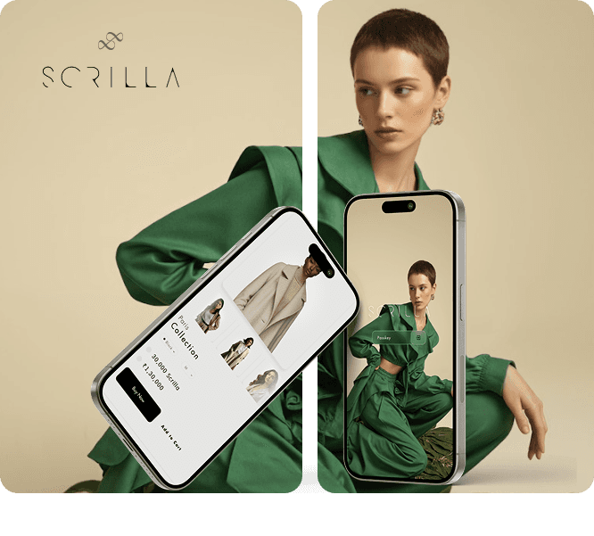 Scrilla website on tablet